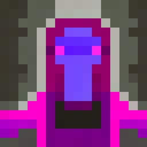 otherworldly avatar with glowing eyes, metallic armor, and flowing tendrils of neon energy surrounding their ethereal form