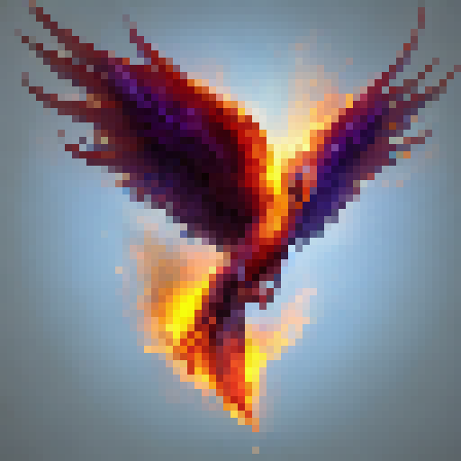 Create a logo for the motivational YouTube channel "Rise Up Now" with a Fantasy RPG style, featuring a bold, fiery phoenix rising from the ashes with intricate, golden detailing and a strong, determined expression.