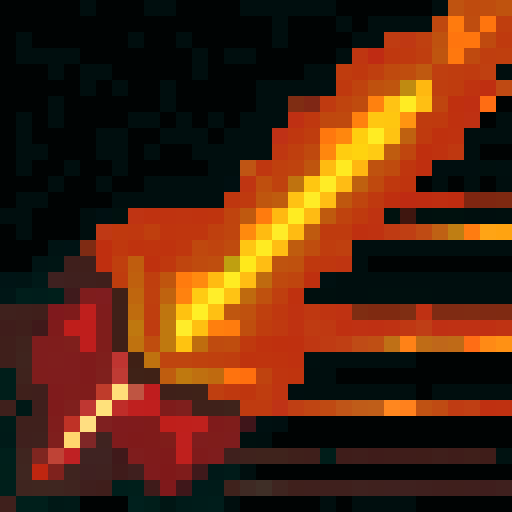 Fiery blade