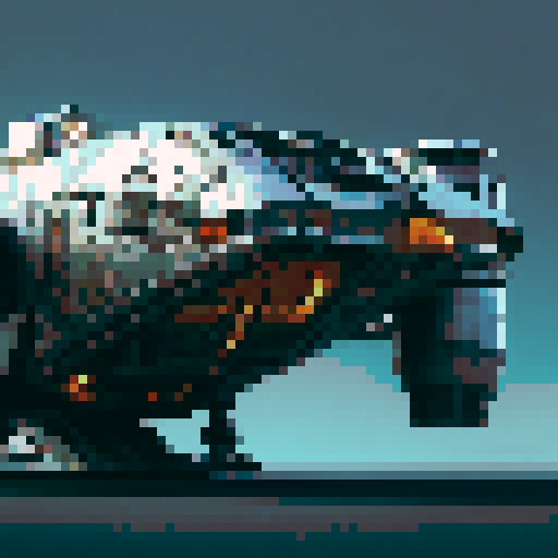 pixel art spaceship
