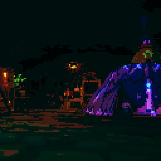 Mine, amethyst, railway, tipi tent