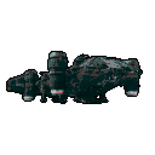 pixel art spaceship
