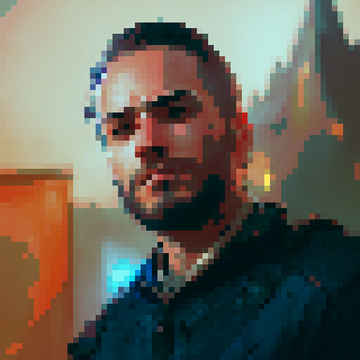 I want to use the face, and create a character sprite that is a priest, and slays demons.