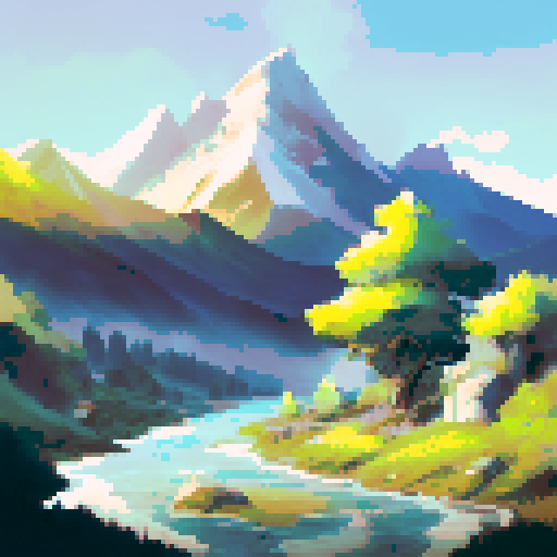 mountains with white peaks, rugged landscape overlooking a vast lake encircled by mountains