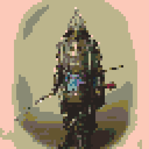 historically accurate muromachi samurai in traditional armor, roguelike rpg full-body sprite