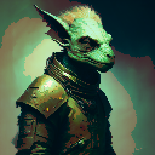 Rugged and gritty fantasy art, with a muted color palette and heavy lines
        Goblin warrior, fierce and battle-hardened, stands in a rocky wasteland, spear raised high, his metal helmet and chain mail glinting in the sun light