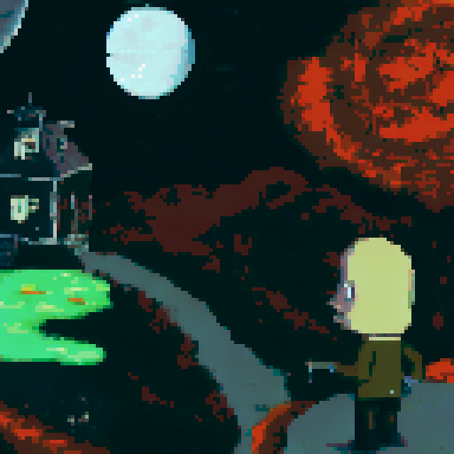 Square jaw protagonist in the bottom right with cigarette and shiny golden gun in left hand which is promenant, dark green top, brown trousers
