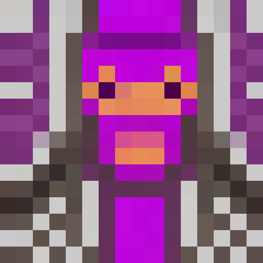 Purple robed warlock casting a spell, with glowing hands and intense gaze, in an snes Sprite style