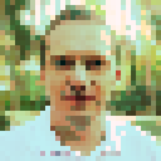 A 8 bit pixel art style