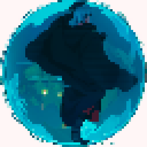 force field shaped like an orb no person insi