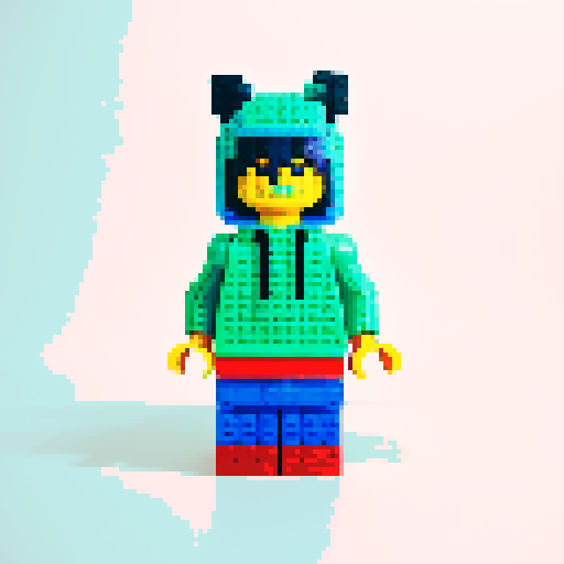 hoody pixel lego