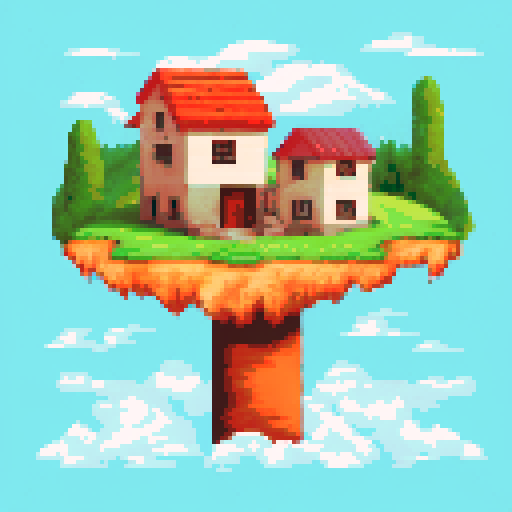 Country side Puerto Rican house in the mountains with a small electric generating windmill near by