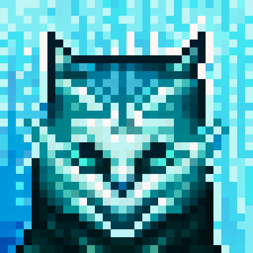 wolf avatar, portrait, glowing eyes