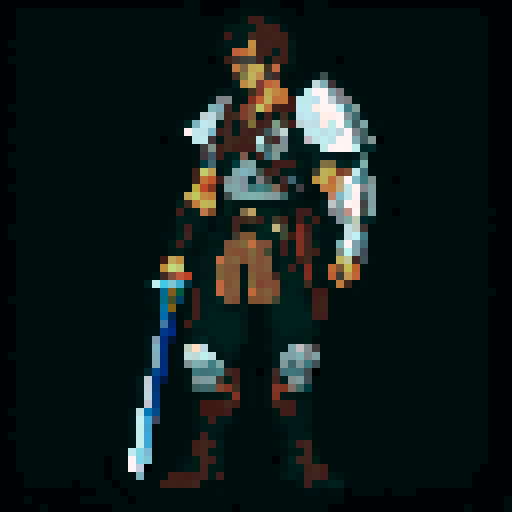 Use reference image an make hero in attack position