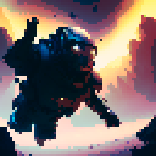 Silhouetted against a stark white background, a Roblox character tumbles through the air, arms and legs flailing, rendered in a stylized, vector art-inspired style.