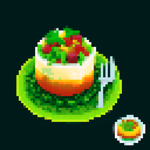 It is a delicious salad d'olivier