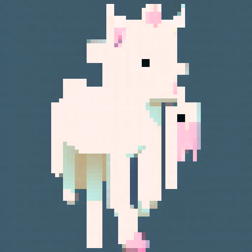 majestic white unicorn