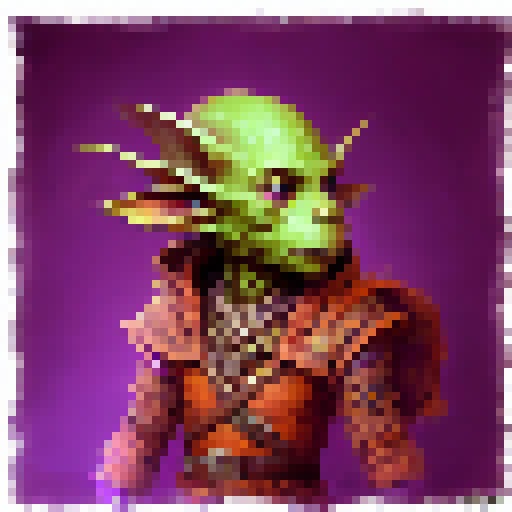 vibrant goblin archer, sprite, full body in the style of the legend of zelda