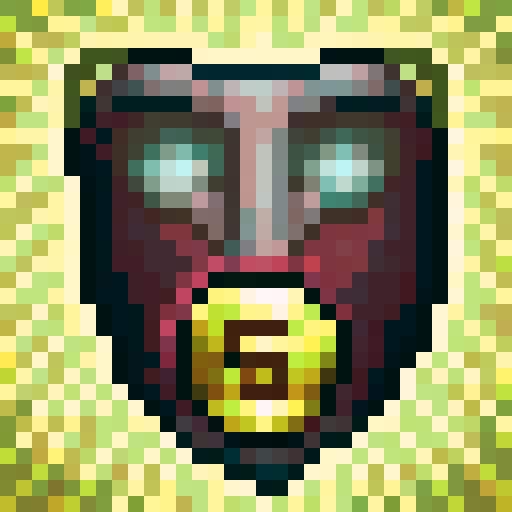 Economic icon, minimal style, game icon, 32x32 pixel art, close up, sharp lines, bold colors, financial graph, upward trend, dollar sign, meticulous detailing, shiny gold coins, calculator. casual