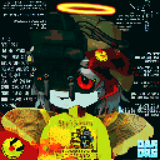 anime character, close-up, detailed features, smooth pixelation, vibrant colors, flawless anatomy, high fidelity, maintaining original image, pixel art