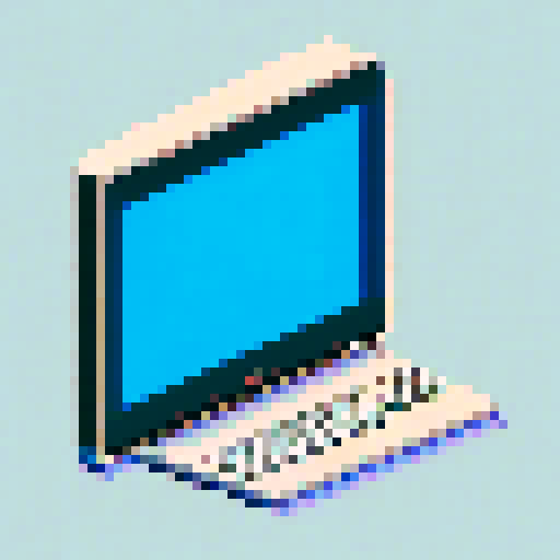 Front facing computer screen