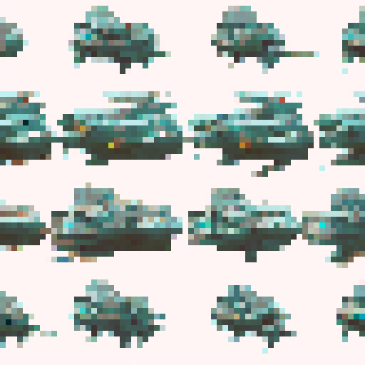 Star Wars inspired Space ship sprite sheet for Rpg Maker MV