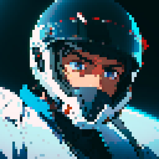 male pilot with helmet in front of jet fighter