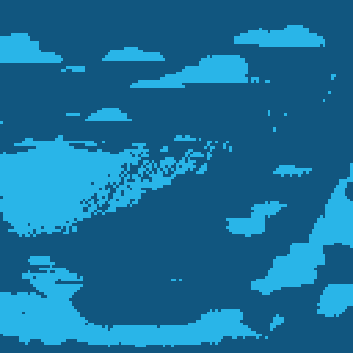 Daytime winter background scene with large sky, snow, mountains and trees