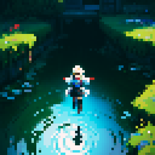 Hero sinking into a puddle of goo