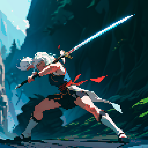 no character, sword swing, sword slash, slashing, attack animation, animated sword