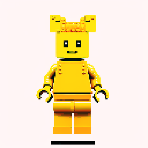 lego pixel, vibrant colors, blocky shapes, small plastic bricks, isometric perspective, retro video game, low resolution, 8-bit graphics, sharp edges, square grid, limited color palette, nostalgic feel, brick-built characters, iconic lego logo, digital recreation, detailed textures, crisp lines, simplified forms, nostalgic gaming vibes