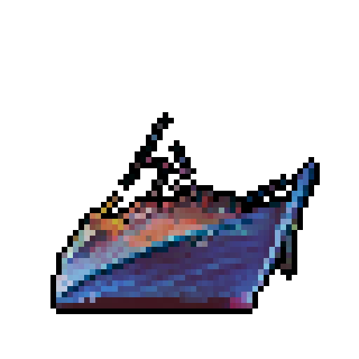 river dock, serene water, wooden planks, fishing boats, colorful sunset, distant mountains, calm reflection, vibrant sky, peaceful atmosphere, golden light, tranquil setting