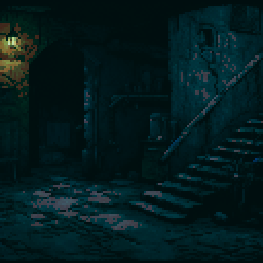 A dark and scary basement