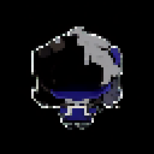 Create this logo in a pixel art style