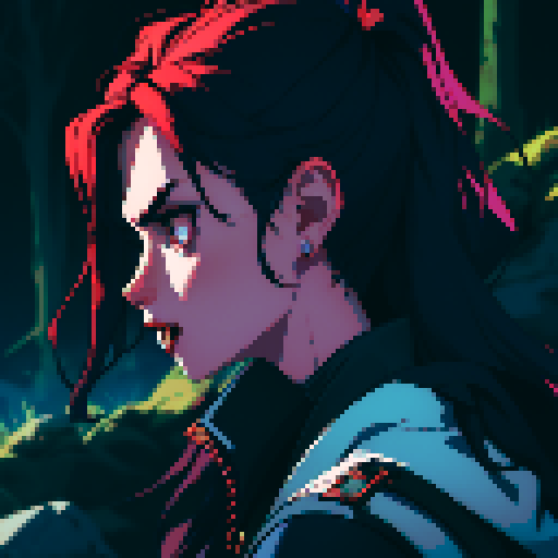 vampire biting someone's neck