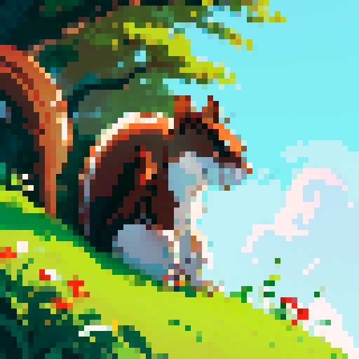 sideview of a squirrel, clear background