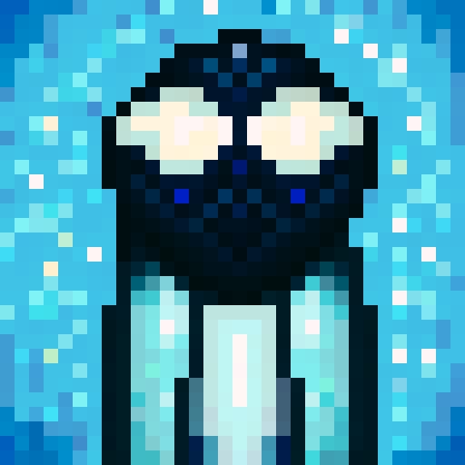 light blue background