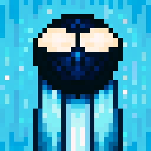 light blue background