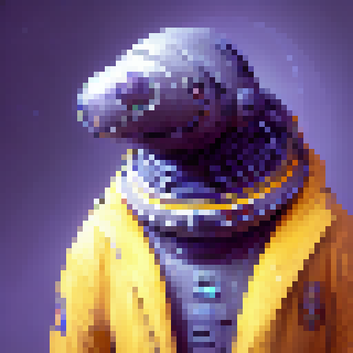 Scifi alien portrait