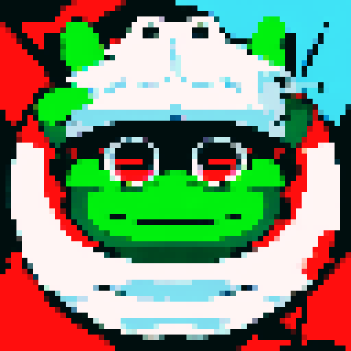 pepe frog in a blender