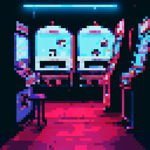 make a logo for an arcade, I want it to be an arcade machine by itself