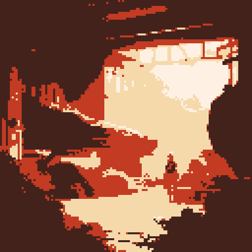 Farmer lying in bed, in a quaint farmhouse, in a fantastical RPG-inspired art style featuring vibrant colors, intricate details, and mystical creatures