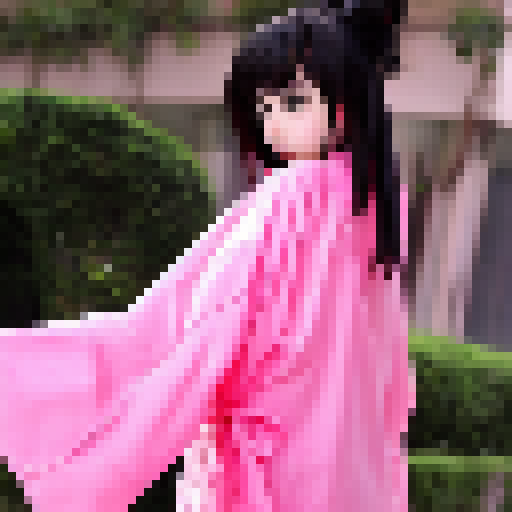 Itachi wearing all pink kimono