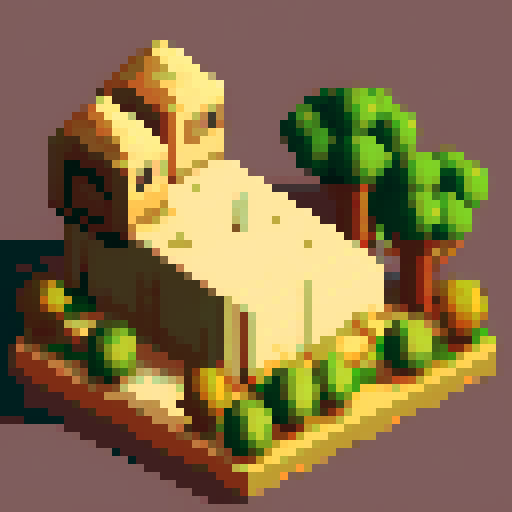 Desert tileset for a pixel game
