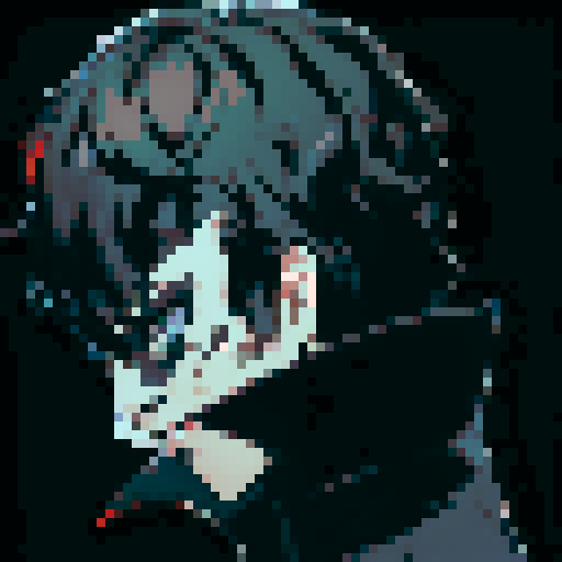 Joker persona 5 head portrait

