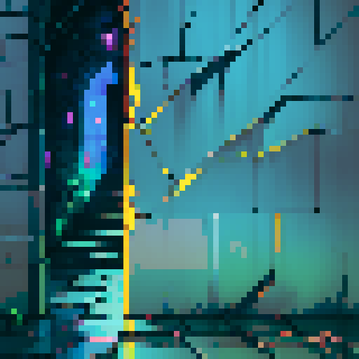 dungeon floor, intricate patterns, glowing runes, cracked stones, mossy patches, torchlight reflections, atmospheric shading, vibrant colors, textured bricks, pixelated details