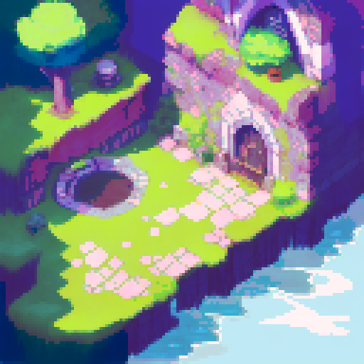 A dark, swampy landscape