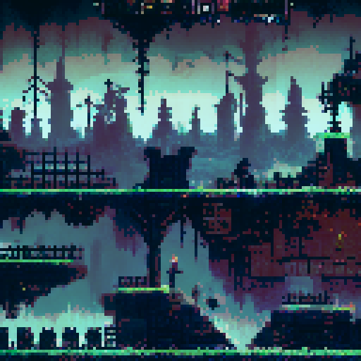 spritesheet (8 by 8 pixels tiles) for a 2D pixel art platformer, grim vampire hunter themed.