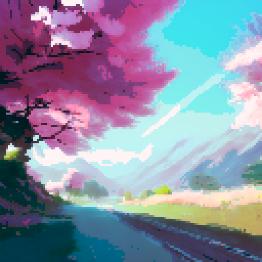 sakura blossoms cherry blossoms trees mountains stunning serene beauty