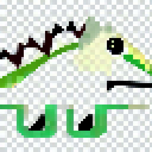 a green alligator with yellow green belly, cartoon style, big eyes, buck teeth, goofy looking, full body, simple and not too detailed, similar to the flappy bird in complexity. 2 legs visible, a nose, fully vits in the square